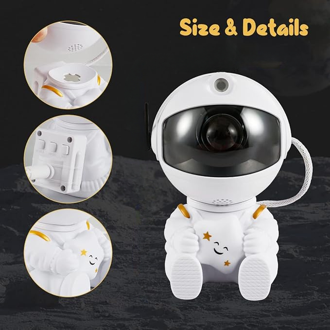 Astronaut Galaxy Projector Lamp For Bedrooms