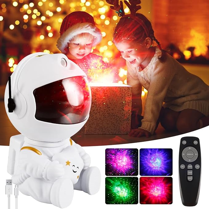 Astronaut Galaxy Projector Lamp For Bedrooms