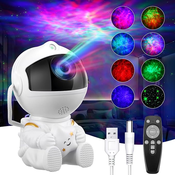 Astronaut Galaxy Projector Lamp For Bedrooms