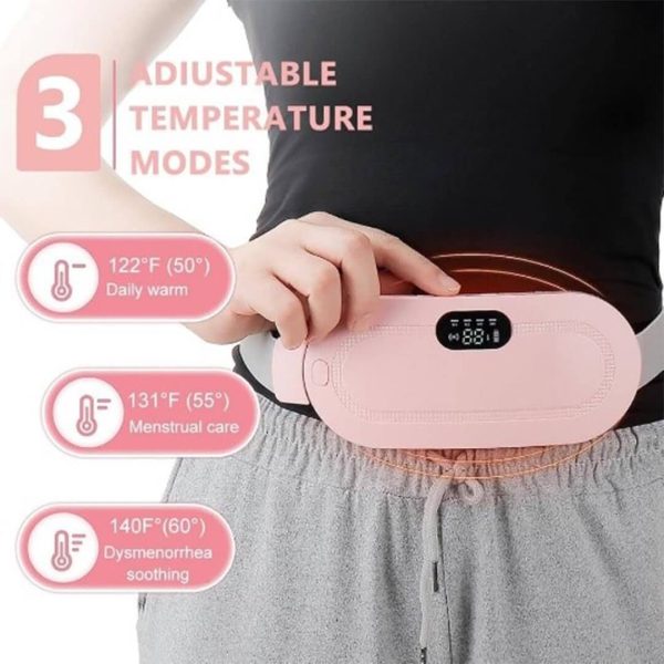 Period Cramp Relief Heater & Massager Belt | Electric Massage For Women And Girls