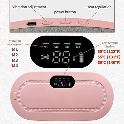 Period Cramp Relief Heater & Massager Belt | Electric Massage For Women And Girls